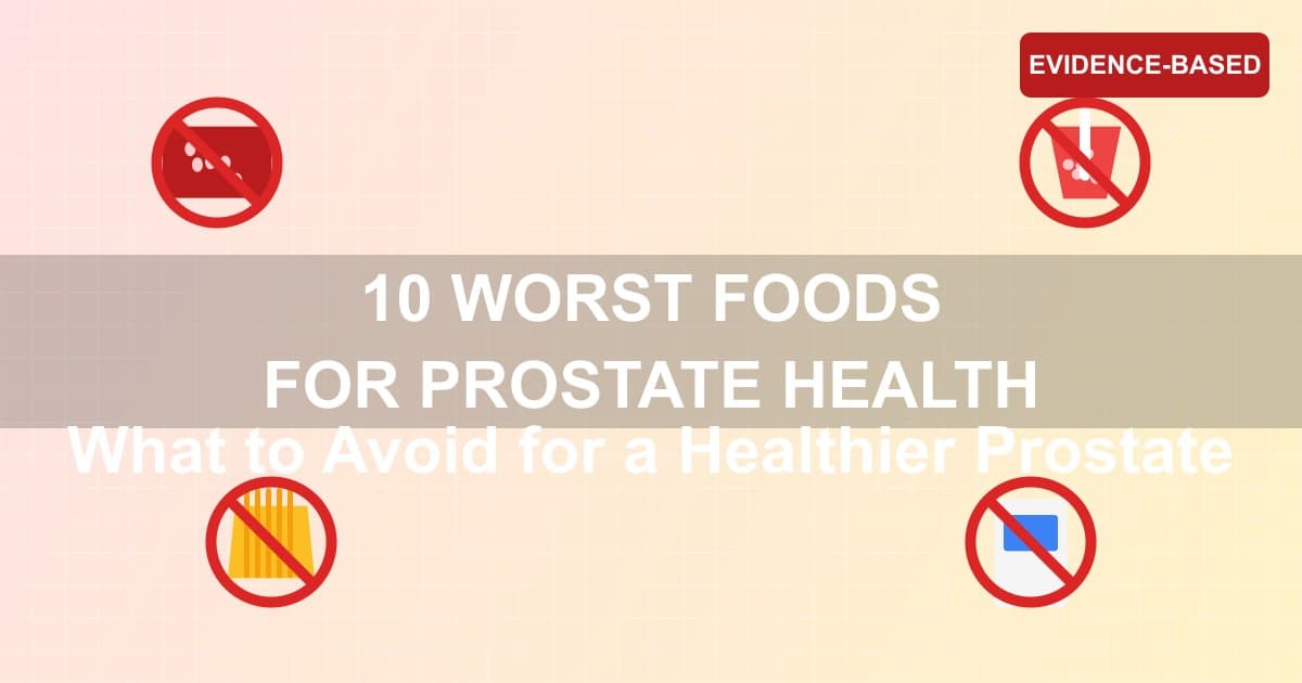 10 Worst Foods for Prostate Health: What to Avoid in 2025