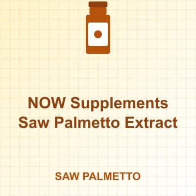 NOW Supplements Saw Palmetto Extract