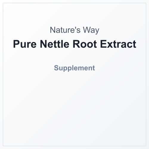 Pure Nettle Root Extract by Nature's Way