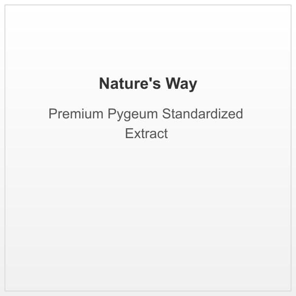 Nature's Way Premium Pygeum Standardized Extract