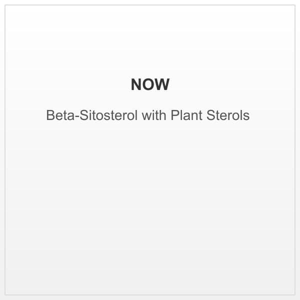 NOW Supplements, Beta-Sitosterol with Plant Sterols