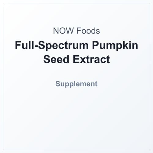 Full-Spectrum Pumpkin Seed Extract by NOW Foods
