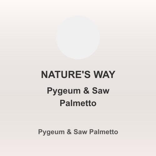 Nature's Way Pygeum & Saw Palmetto