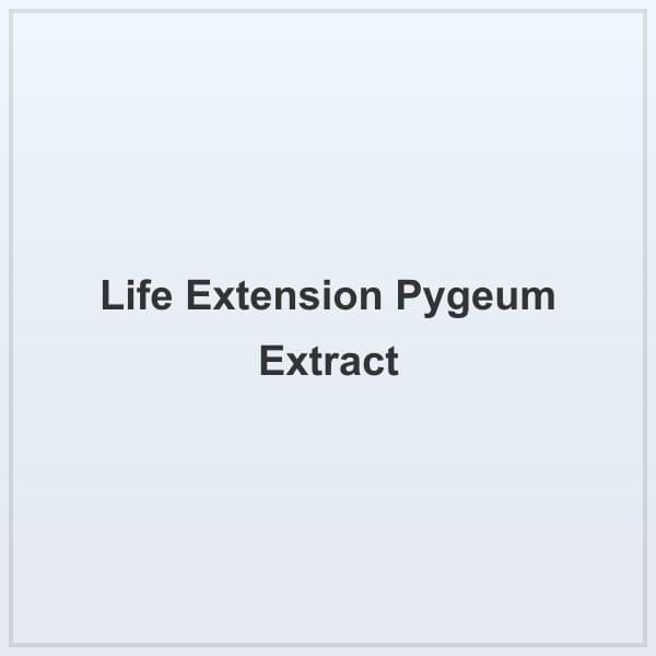 Life Extension Pygeum Extract