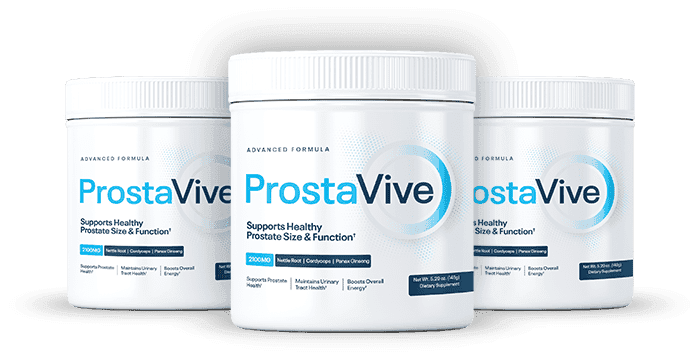 ProstaVive prostate supplement bottle and ingredient label